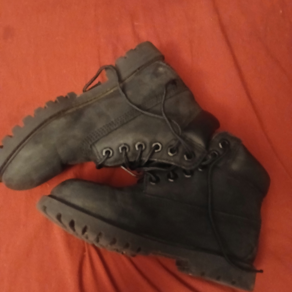 Timberland PRO Black Rugged Work Boots - Picture 2 of 5